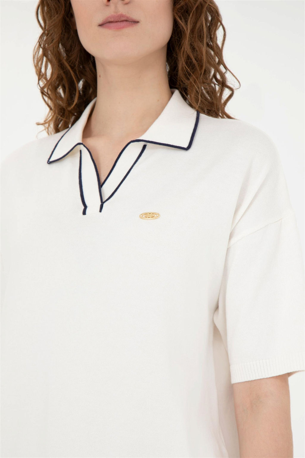 Женский кремовый свитер - U.s. polo assn фото 7