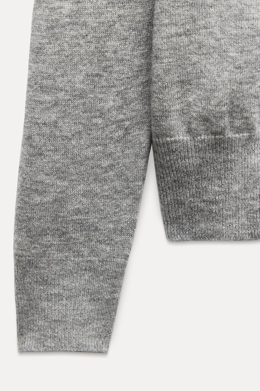 EXTRA SOFT 100% WOOL SWEATER - Zara фото 6