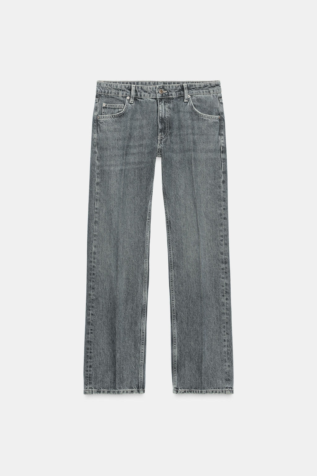 ZW COLLECTION LOW-RISE STRAIGHT JEANS - Zara фото 6