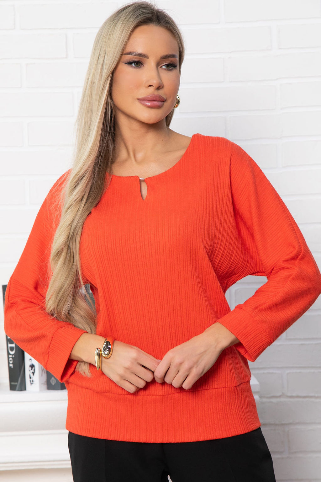 Джемпер трикотажный Претти (оранжевый) Б14846-50М