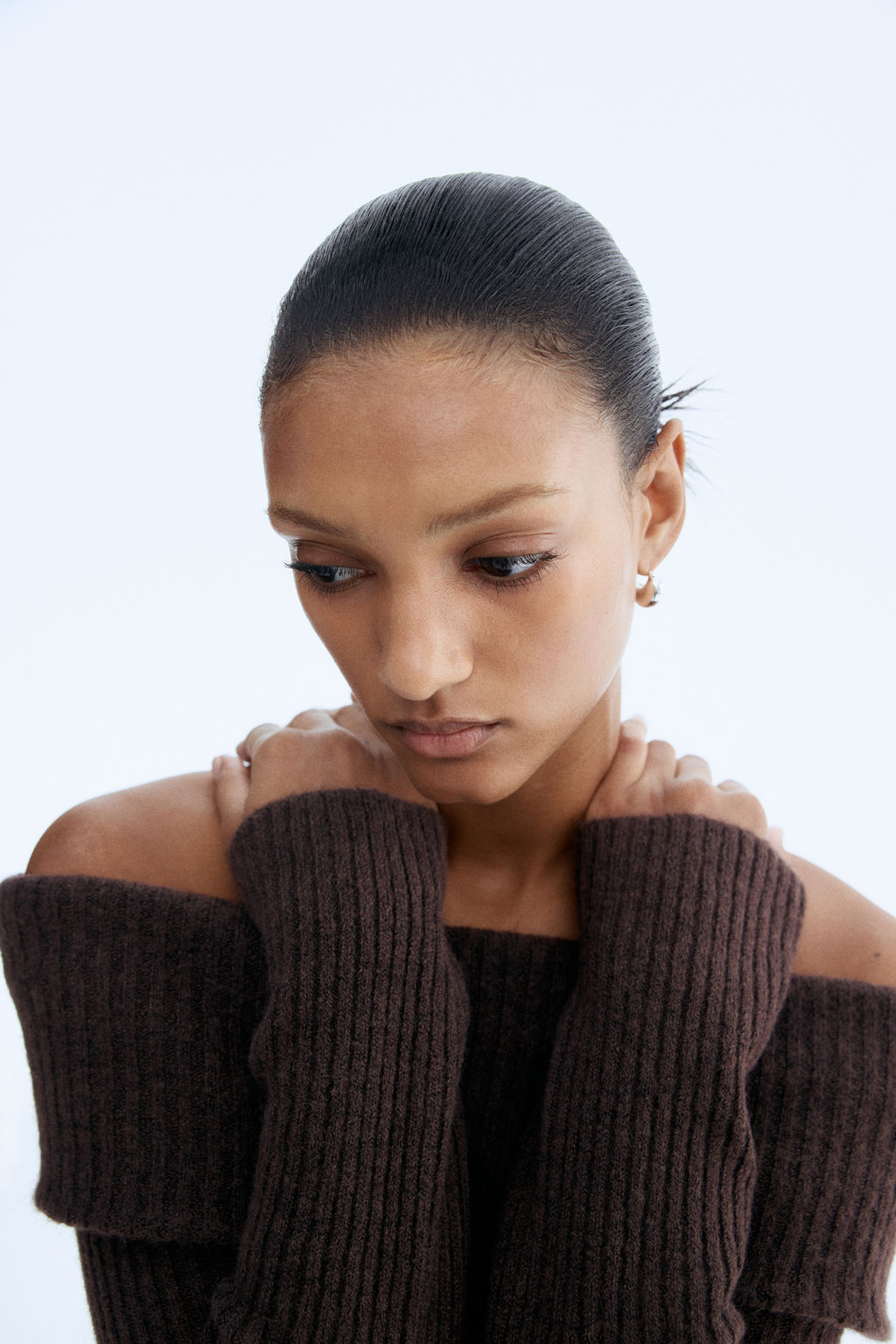 Top off-the-shoulder en punto de canal? - H&m фото 6