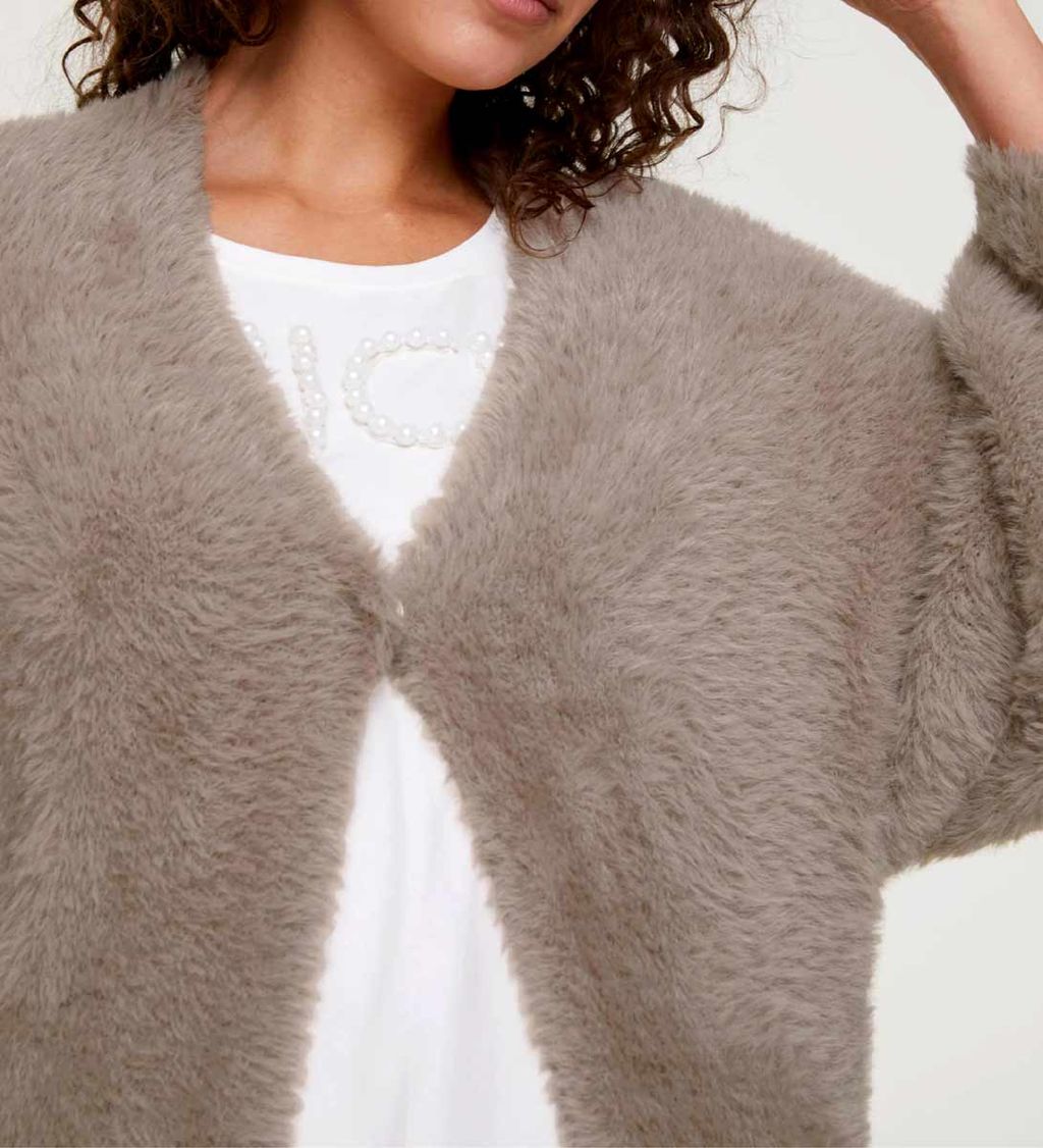 Кардиган, светло-бежевый - Heine фото 6