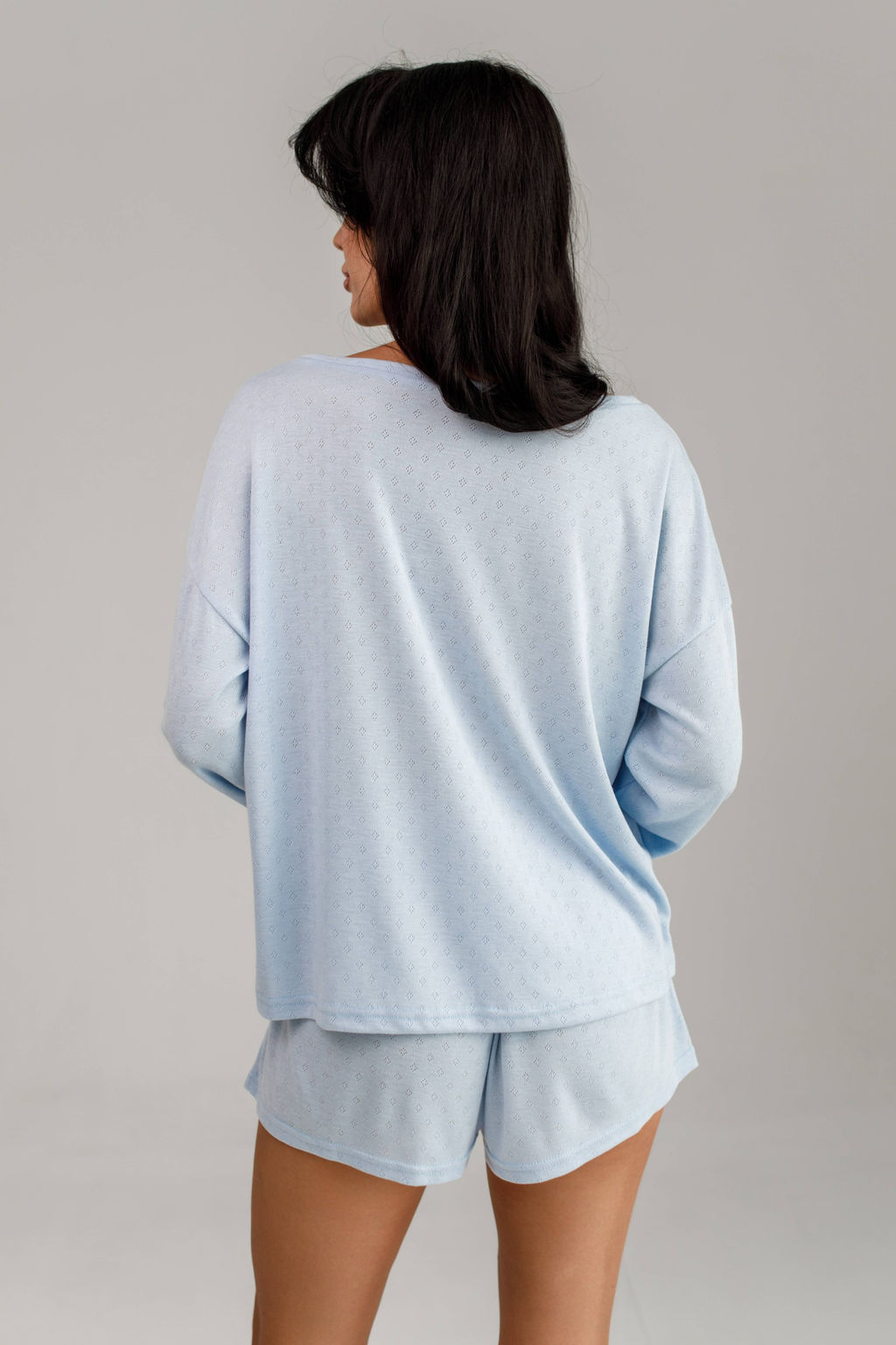 1506 БЕЛАЯ ПИЖАМА (РОМБ) - Karolina фото 8