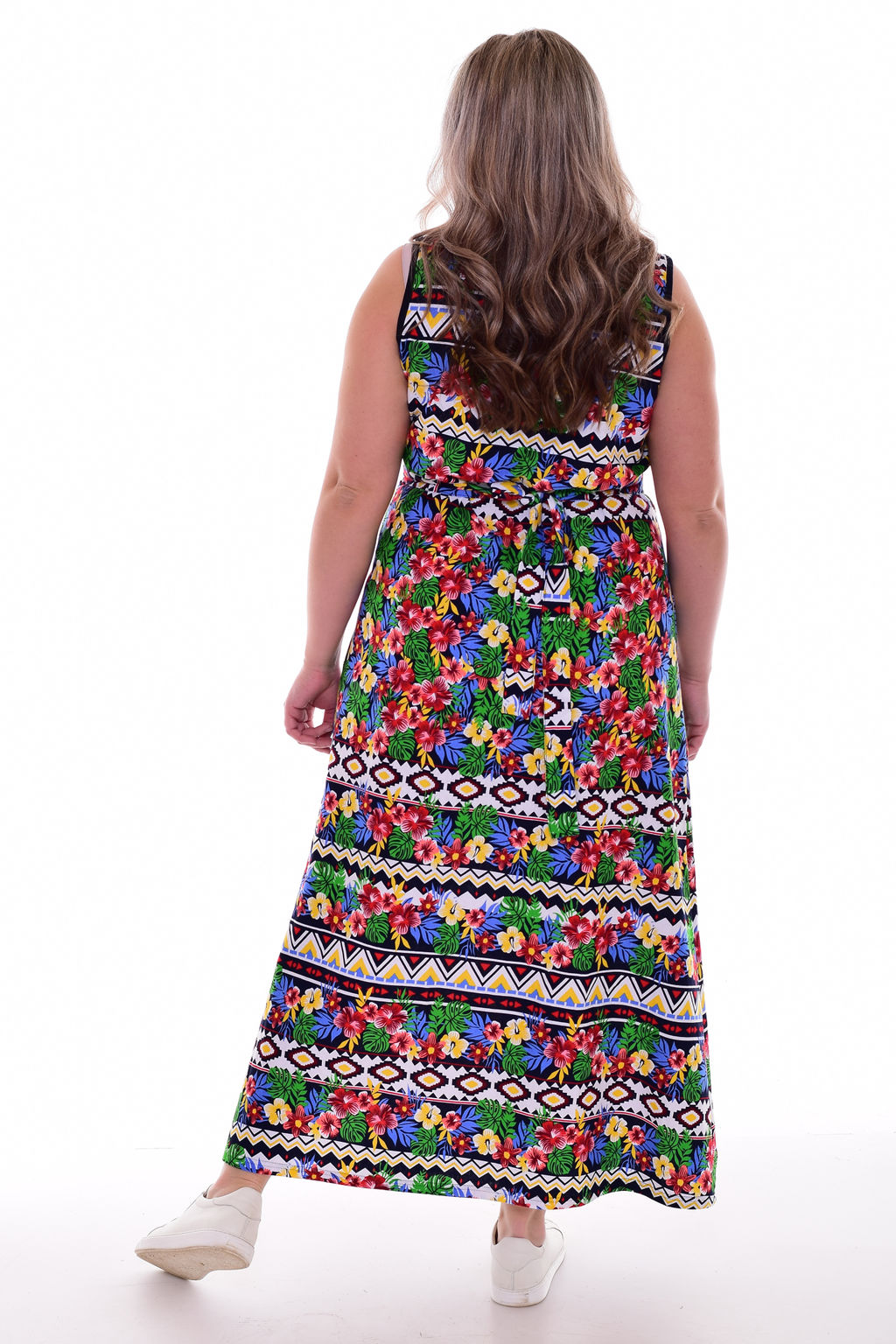 Сарафан женский 4-102д (цветы)