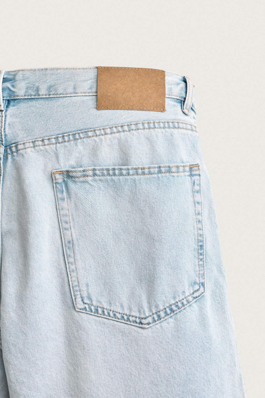 BERMUDA DENIM STRAIGHT FIT / Azul claro - Zara фото 9