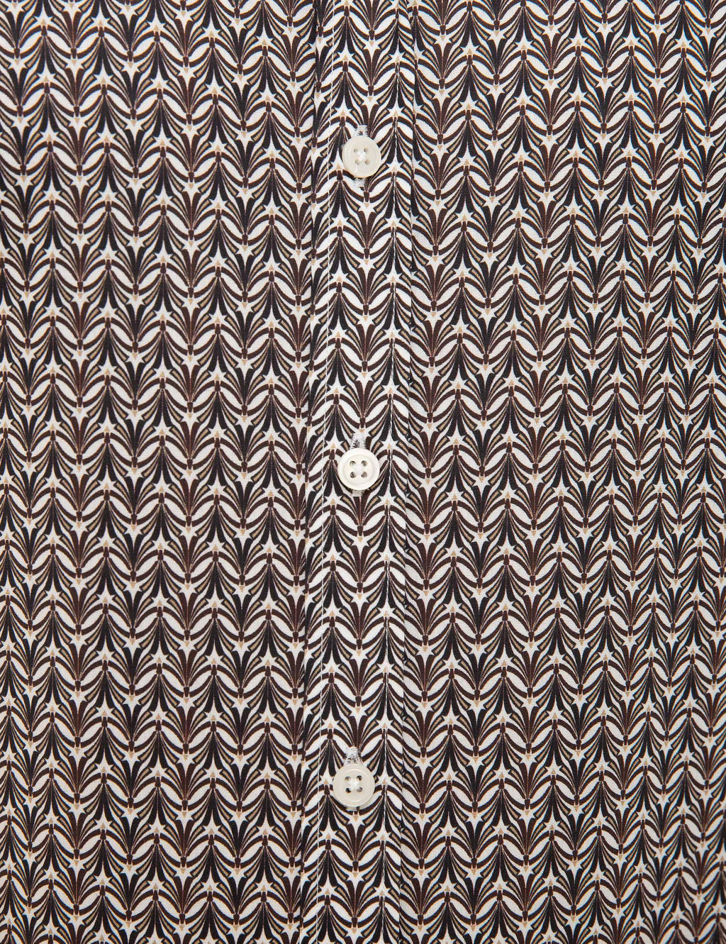 Темно-бордово-красная приталенная рубашка с длинным рукавом - Cacharel фото 11