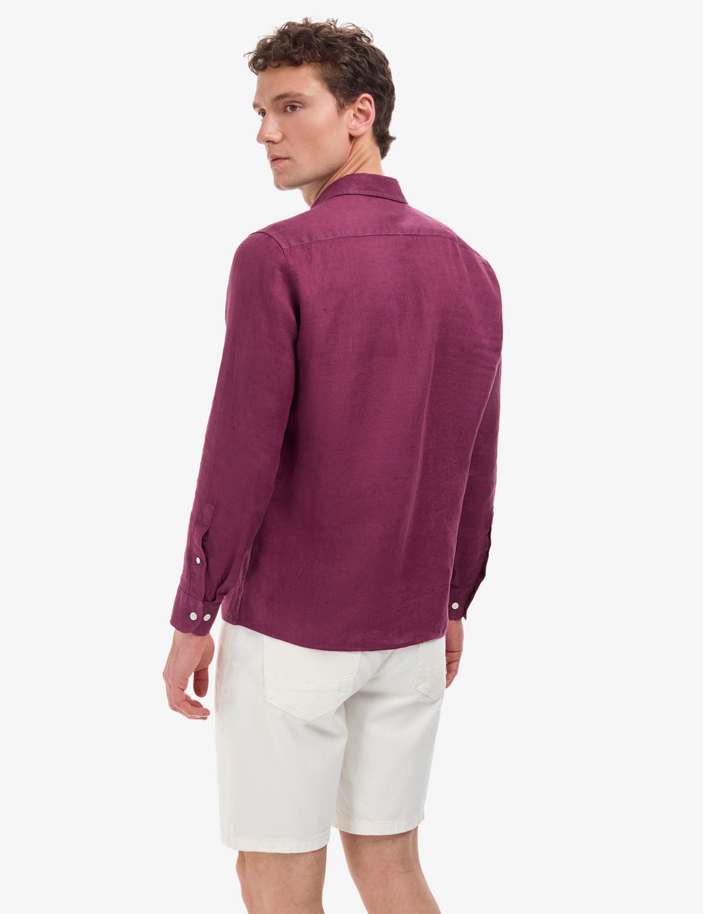 M_rd_m %100 Keten Regular Fit Uzunkollu G_mlek