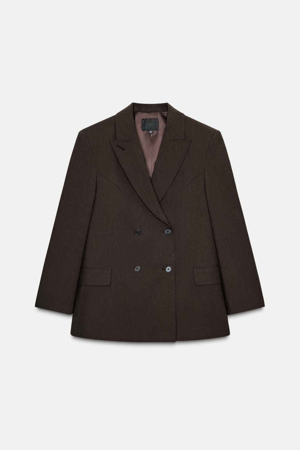 OVERSIZE DOUBLE-BREASTED BLAZER - Zara фото 10