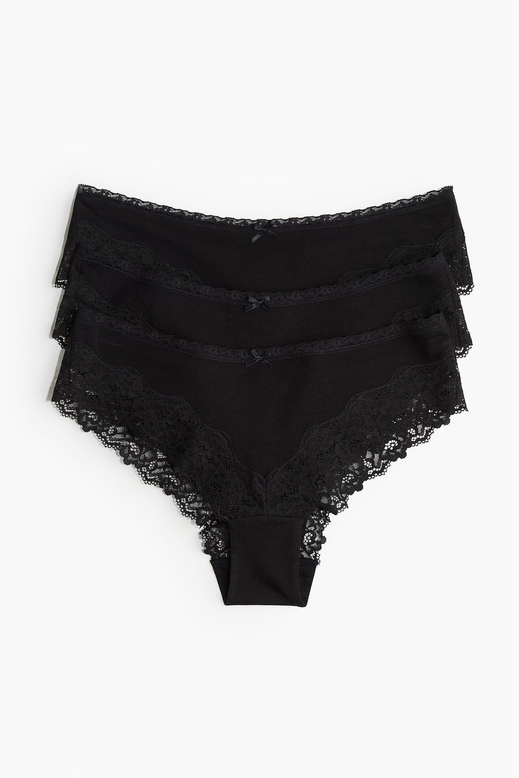 Pack de 3 bragas Hipster con encaje - H&m фото 5