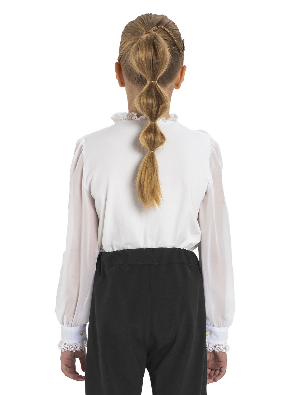 Школьная блузка для девочки О76982 - Карамелли фото 7