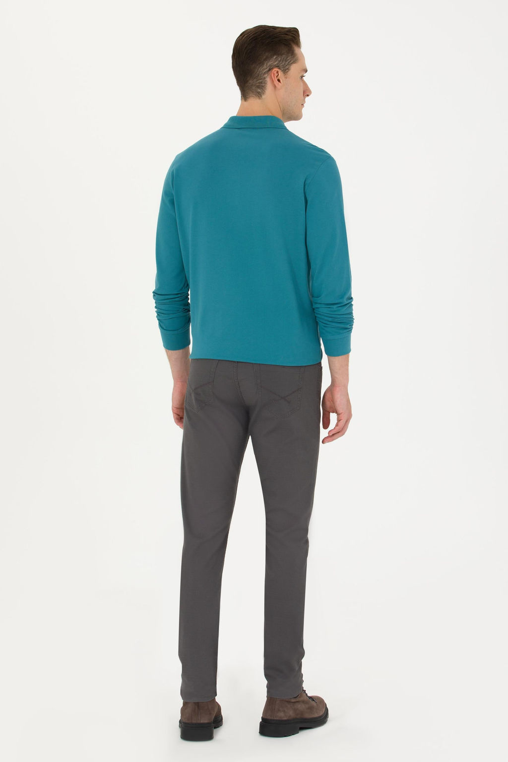 U. S. Polo Assn Мужские брюки из плотной ткани антрацитового цвета - U.s. polo assn фото 18