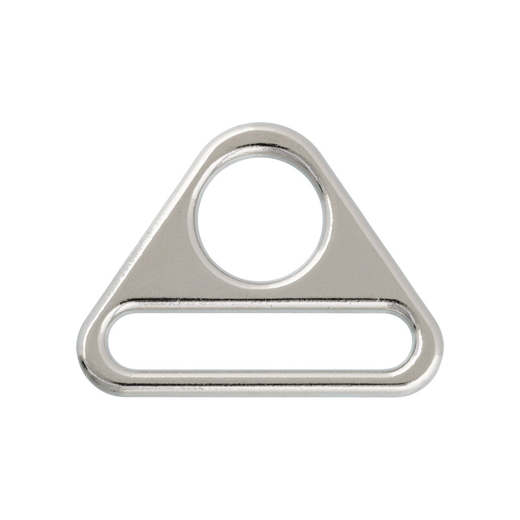 Фурнитура сумочная металл Gamma GH 15/25 Рамка литая треугольная 23 х 30 мм 10 шт. №04 под никель