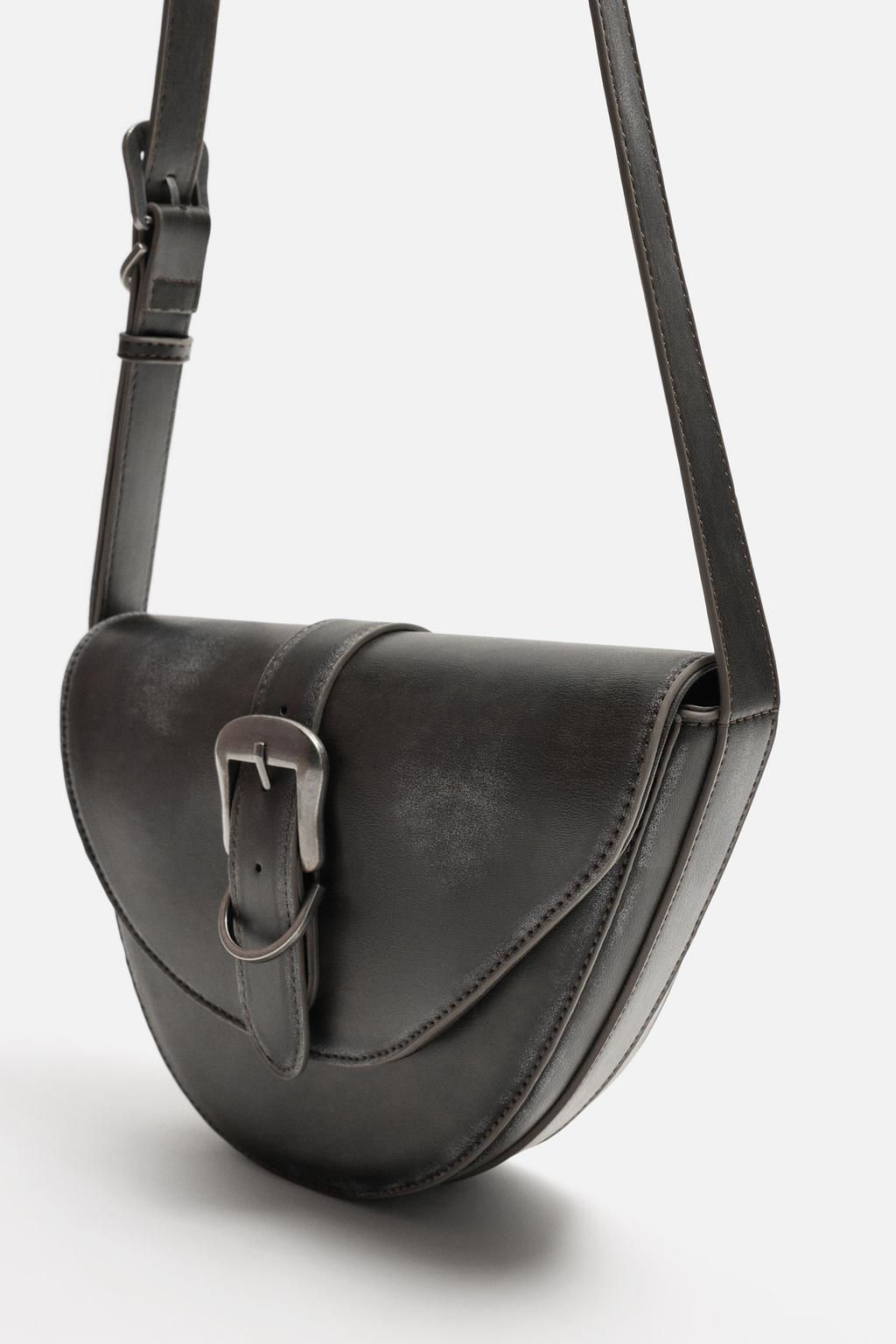 CROSSBODY BAG WITH BUCKLES - Zara фото 3