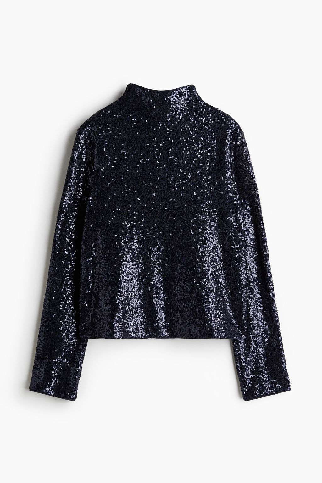 Sequined turtleneck top - H&m фото 9