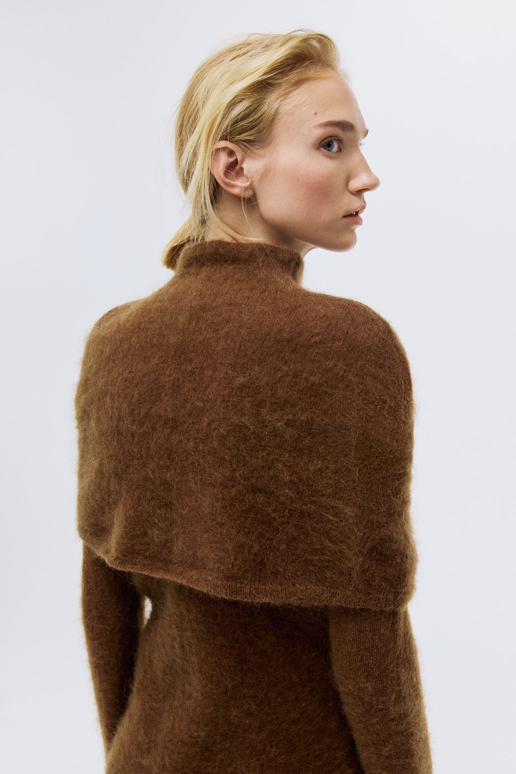 Top en mezcla de mohair con cuello perkins - H&m фото 3