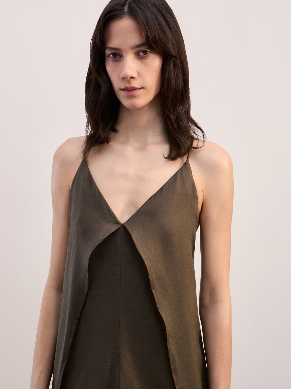 Платье макси на бретелях / Zarina  фото 7