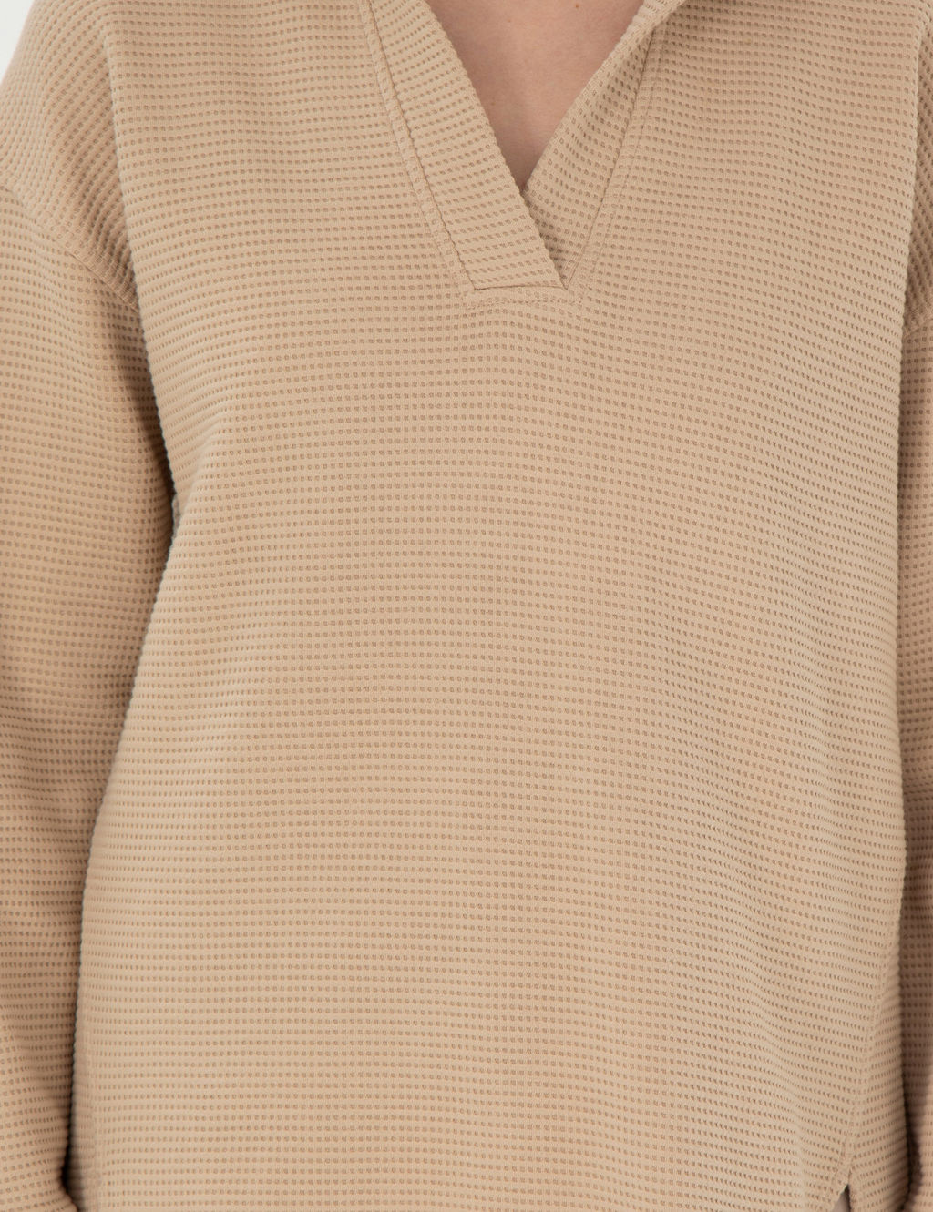 Bej Oversize Sweatshirt