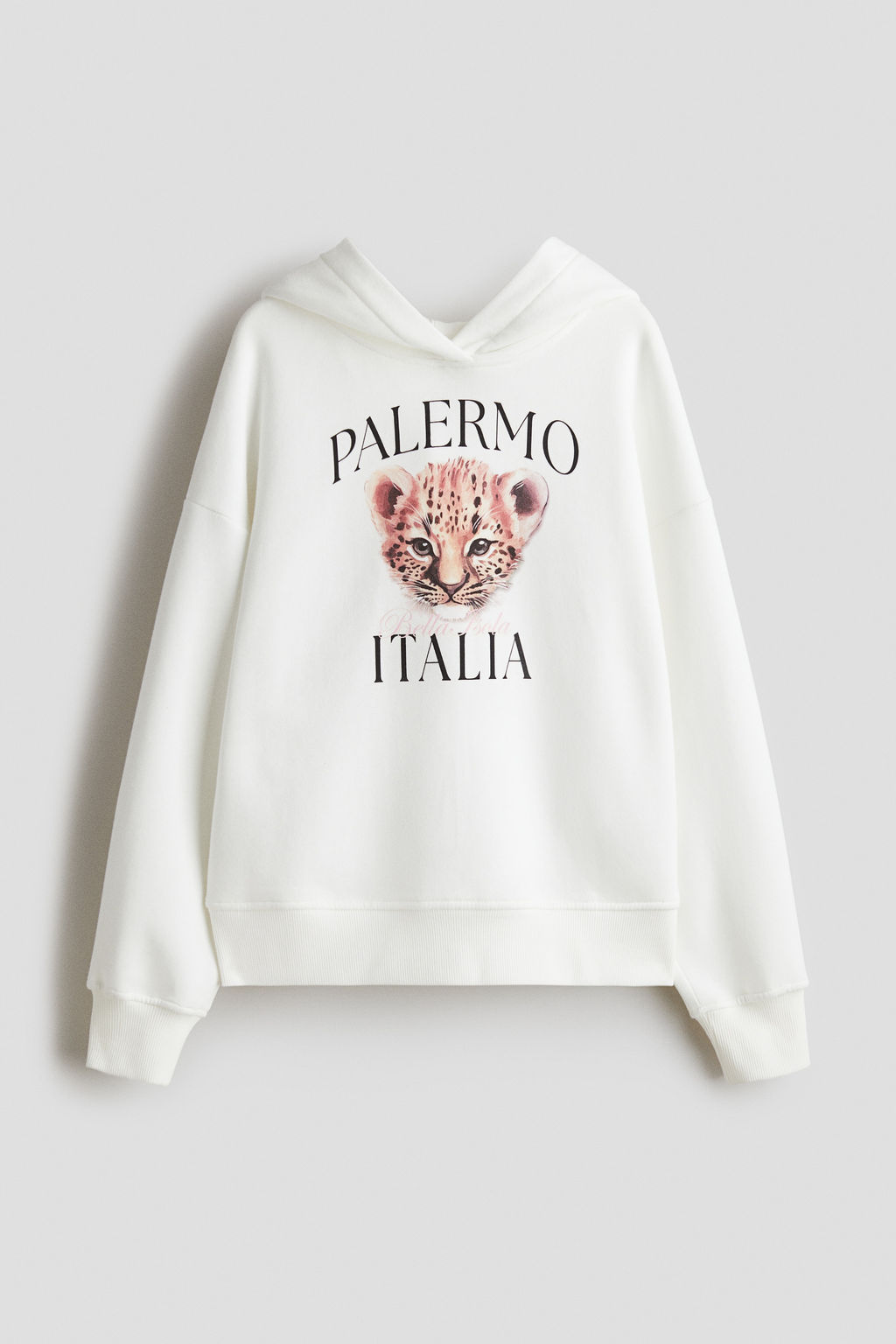Sudadera oversize con capucha y motivo - H&m фото 4