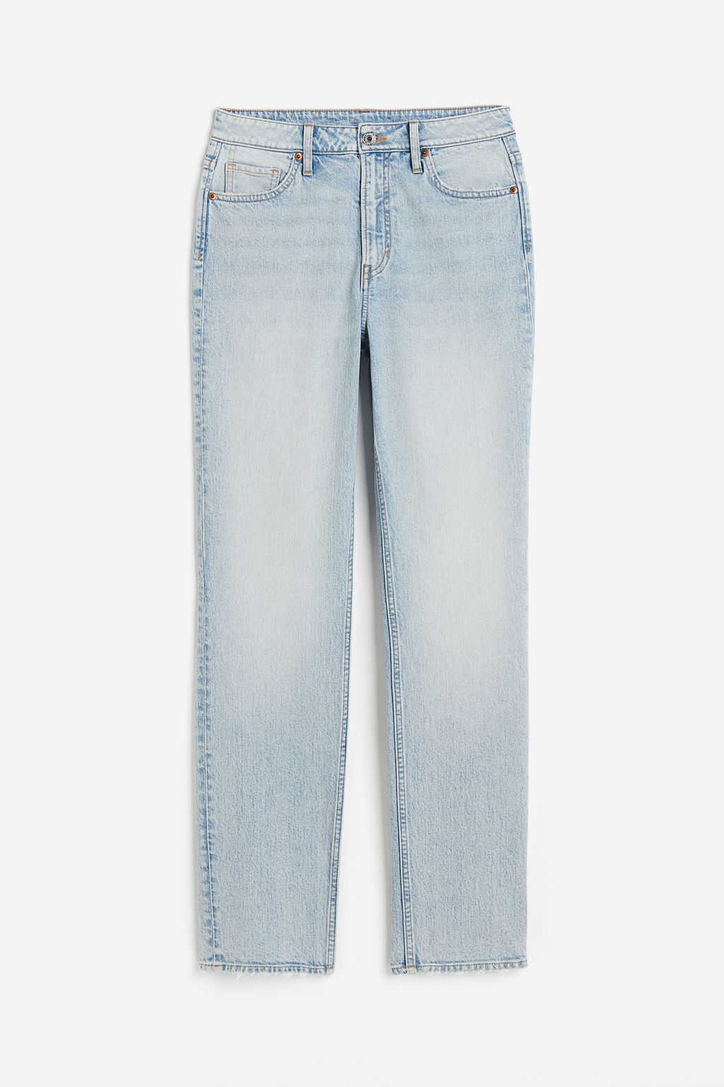 Slim Straight High Jeans - H&m фото 18