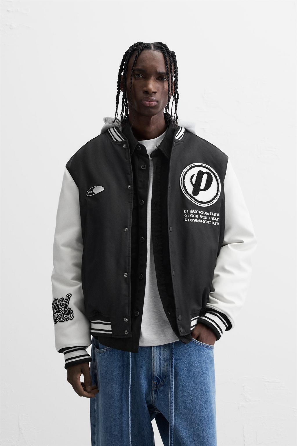 HOODED JACKET WITH PATCHES - Zara фото 2