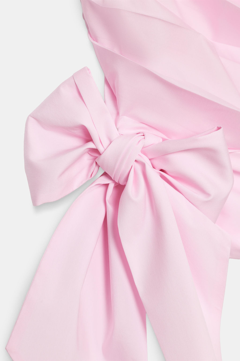 TOP HALTER POPEL?N PLIEGUES LAZO / Rosa - Zara фото 5