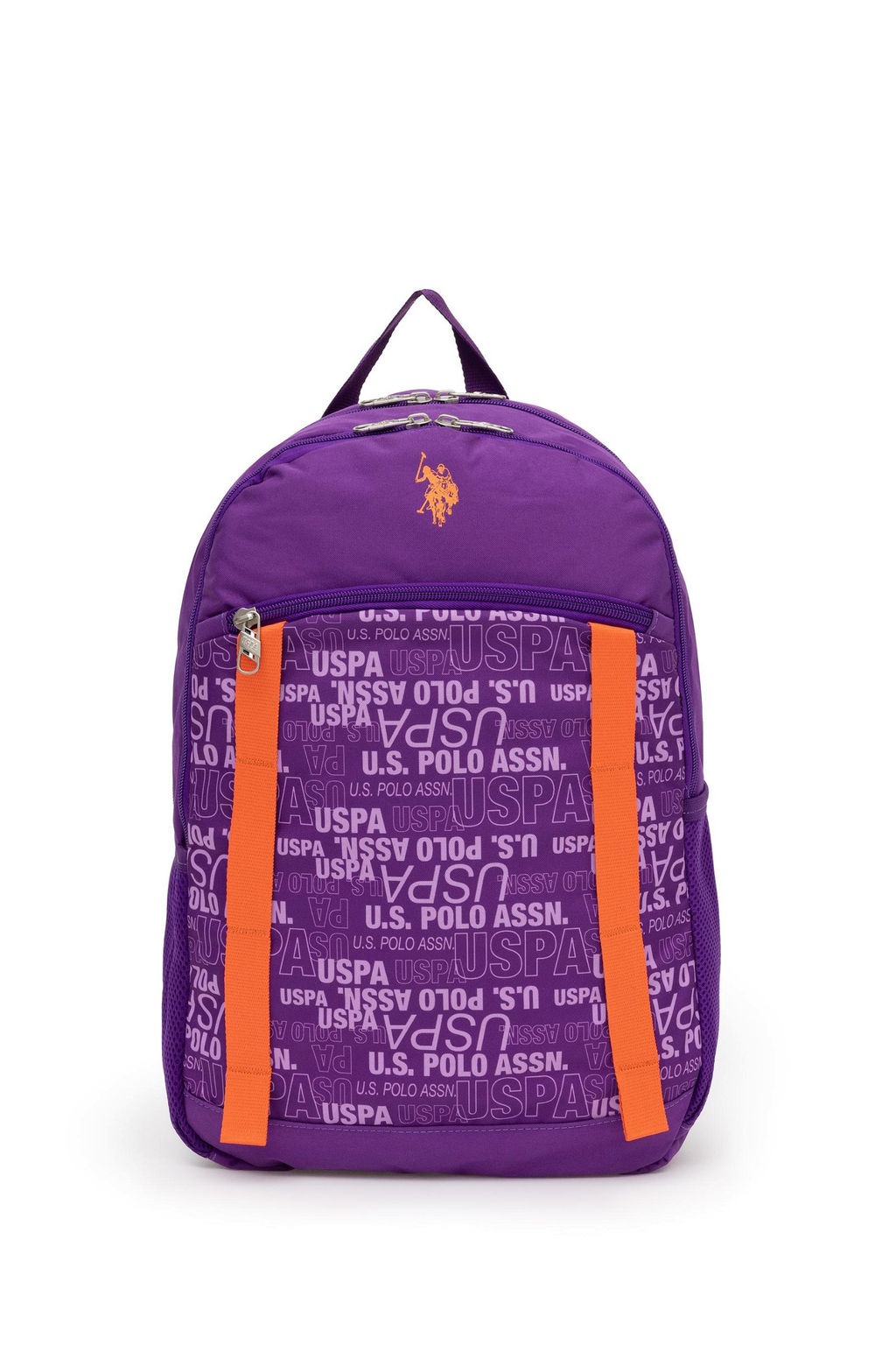 Фиолетовая школьная сумка для девочки - U.s. polo assn фото 3