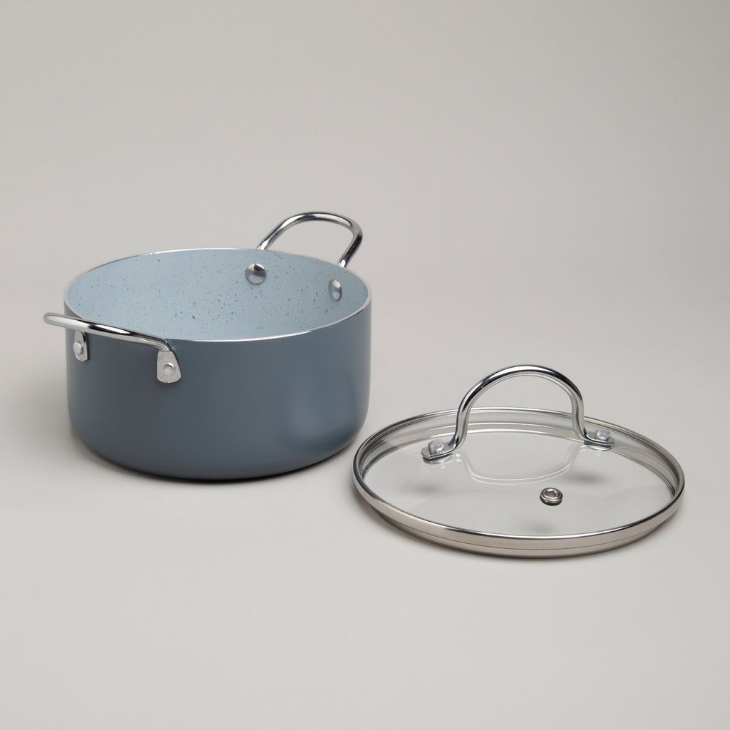 КАСТРЮЛЯ AGNESS С АНТИП. ПОКР. И СТЕКЛ. КРЫШКОЙ 1350 МЛ, 16*8 СМ фото 3