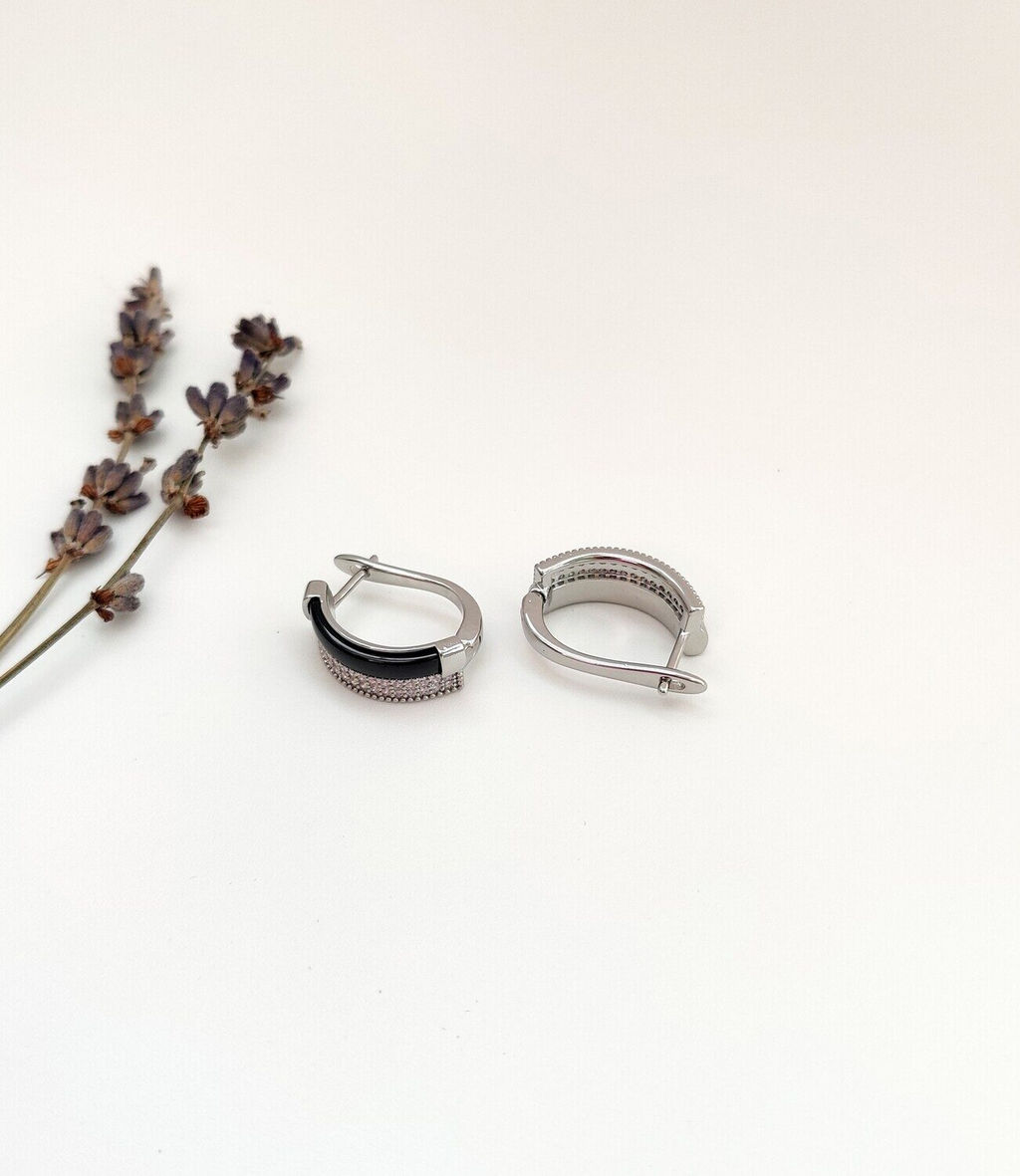 Серьги с керамикой