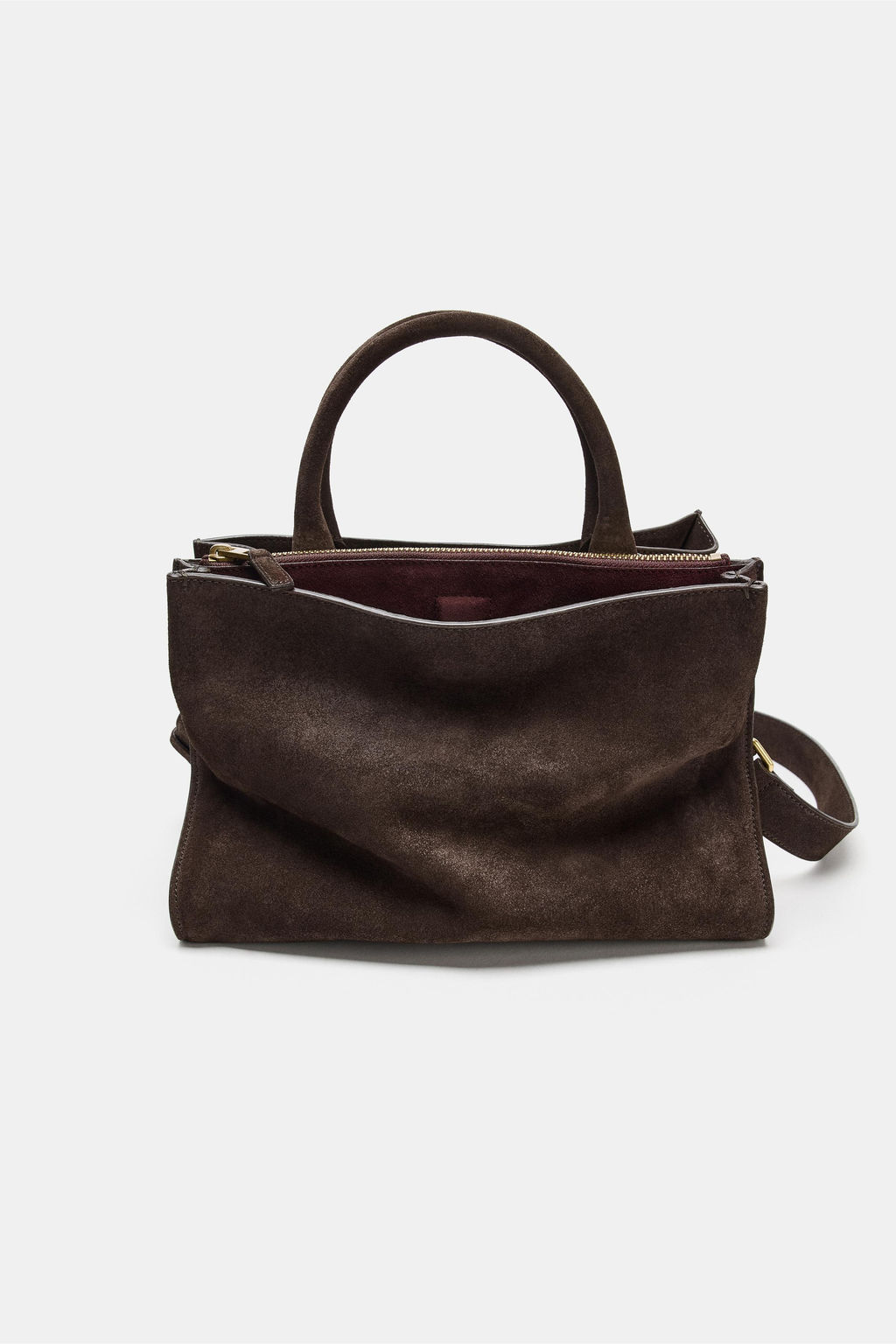 LEATHER CITY BAG - Zara фото 10