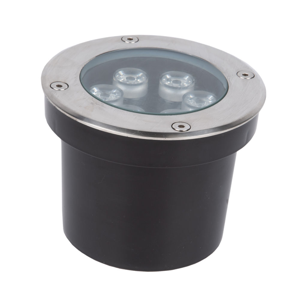 ULU-B11A-6W/RGB IP67 GREY Светильник светодиодный уличный. Архитектурный встраиваемый. RGB свет. Корпус серый. TM Uniel.