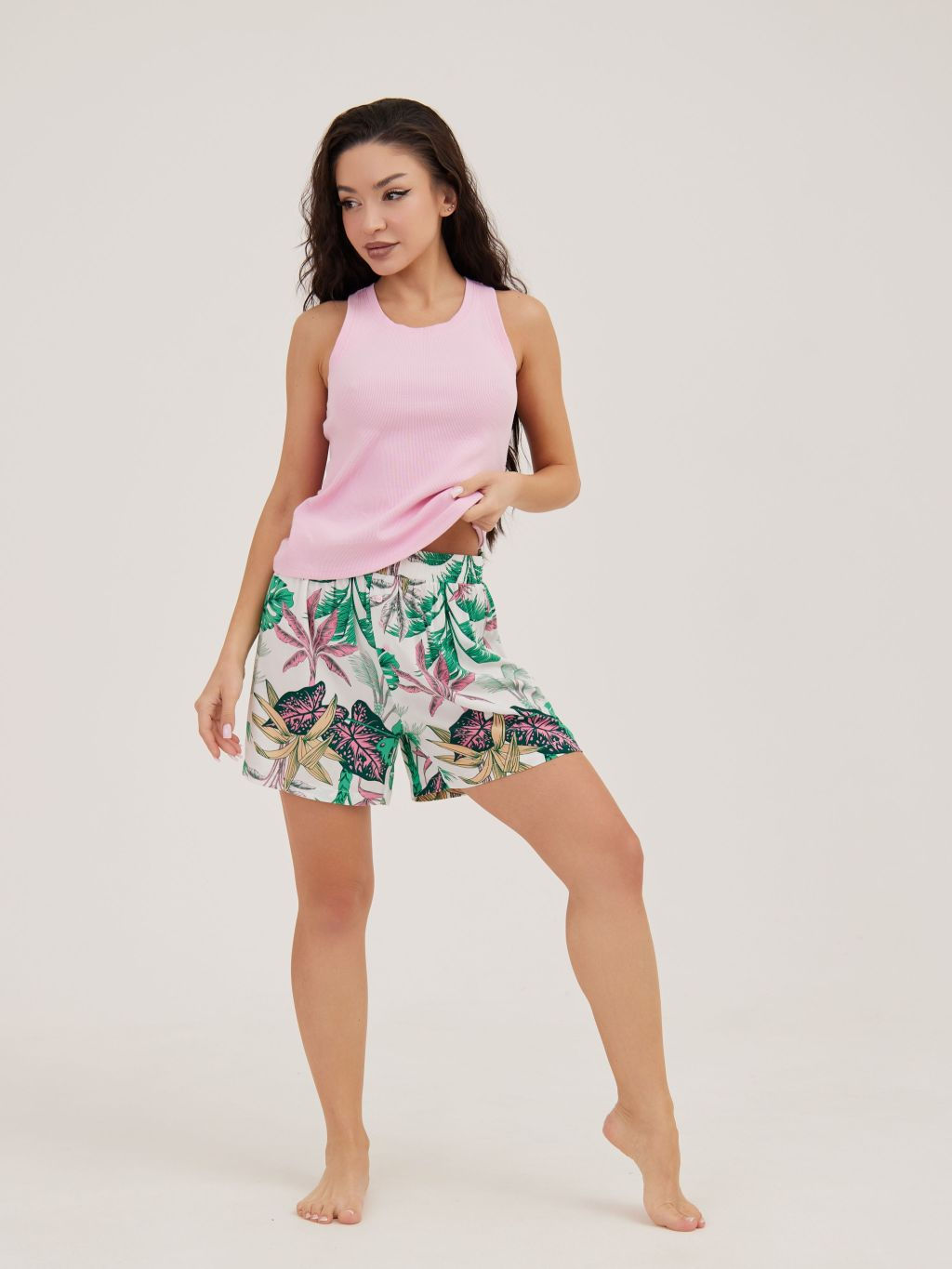 Набор: шорты жен и майка Passia QR цветной - Sensera фото 2