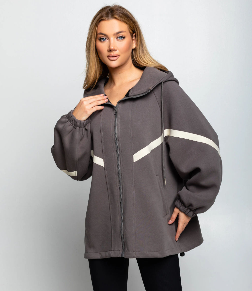 Толстовка #КТ5993, графит