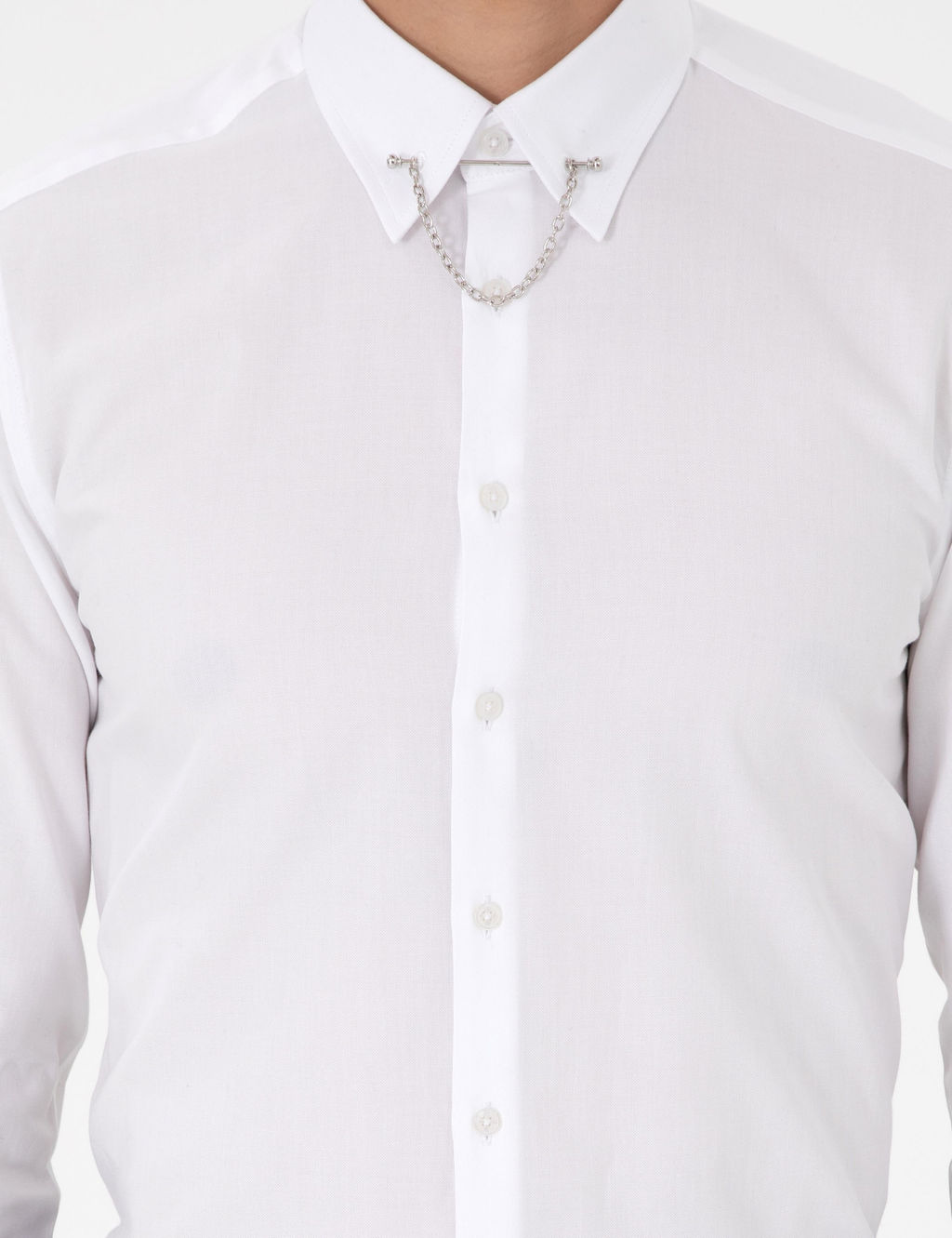 Beyaz Slim Fit Smokin G_mlek - Pierre cardin фото 6