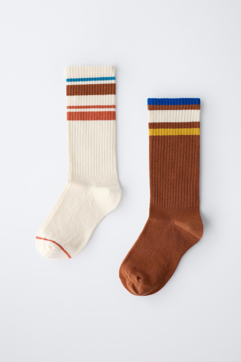 2-PACK OF LONG STRIPED SOCKS - Zara фото 4