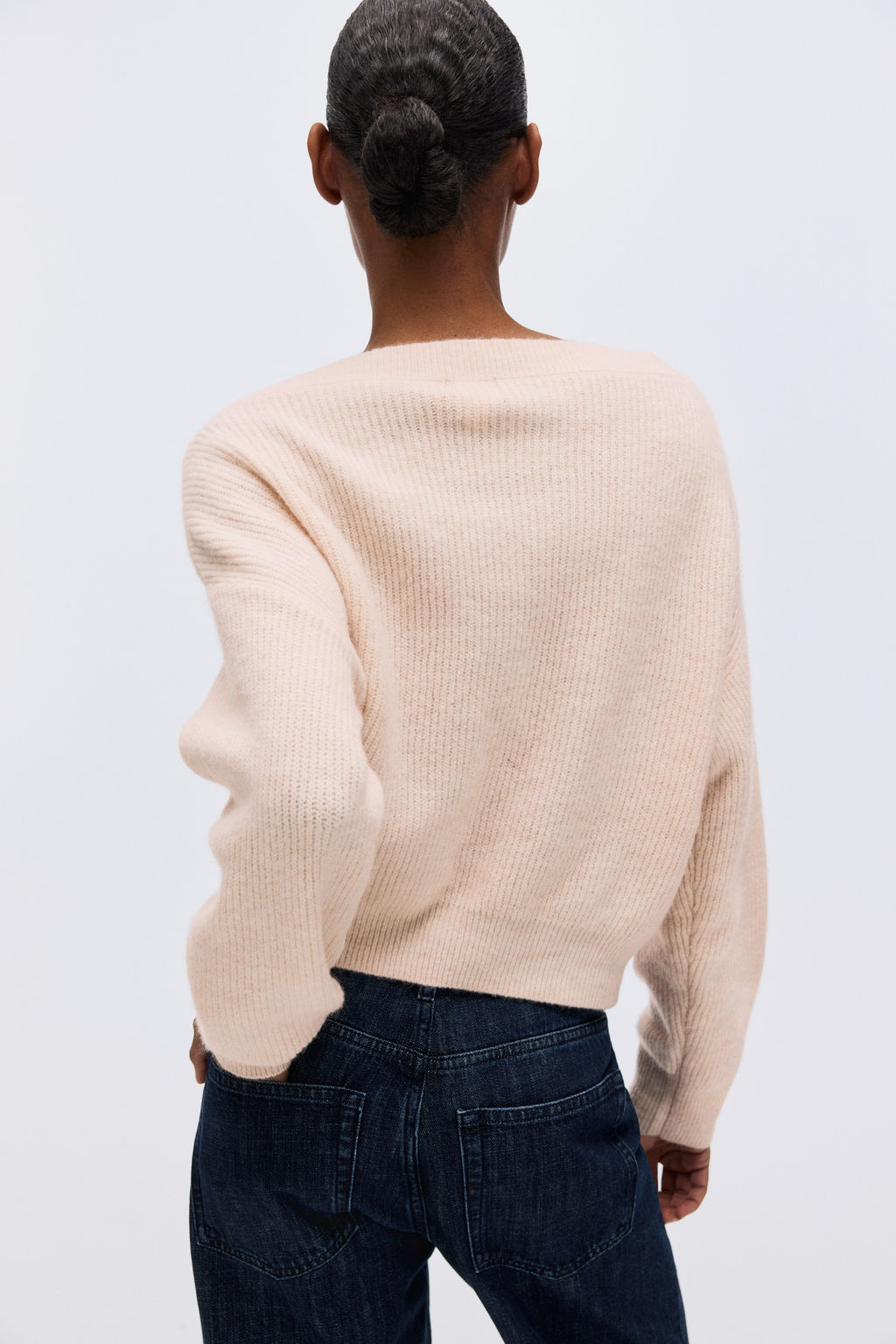 Jersey oversize con escote barco - H&m фото 8
