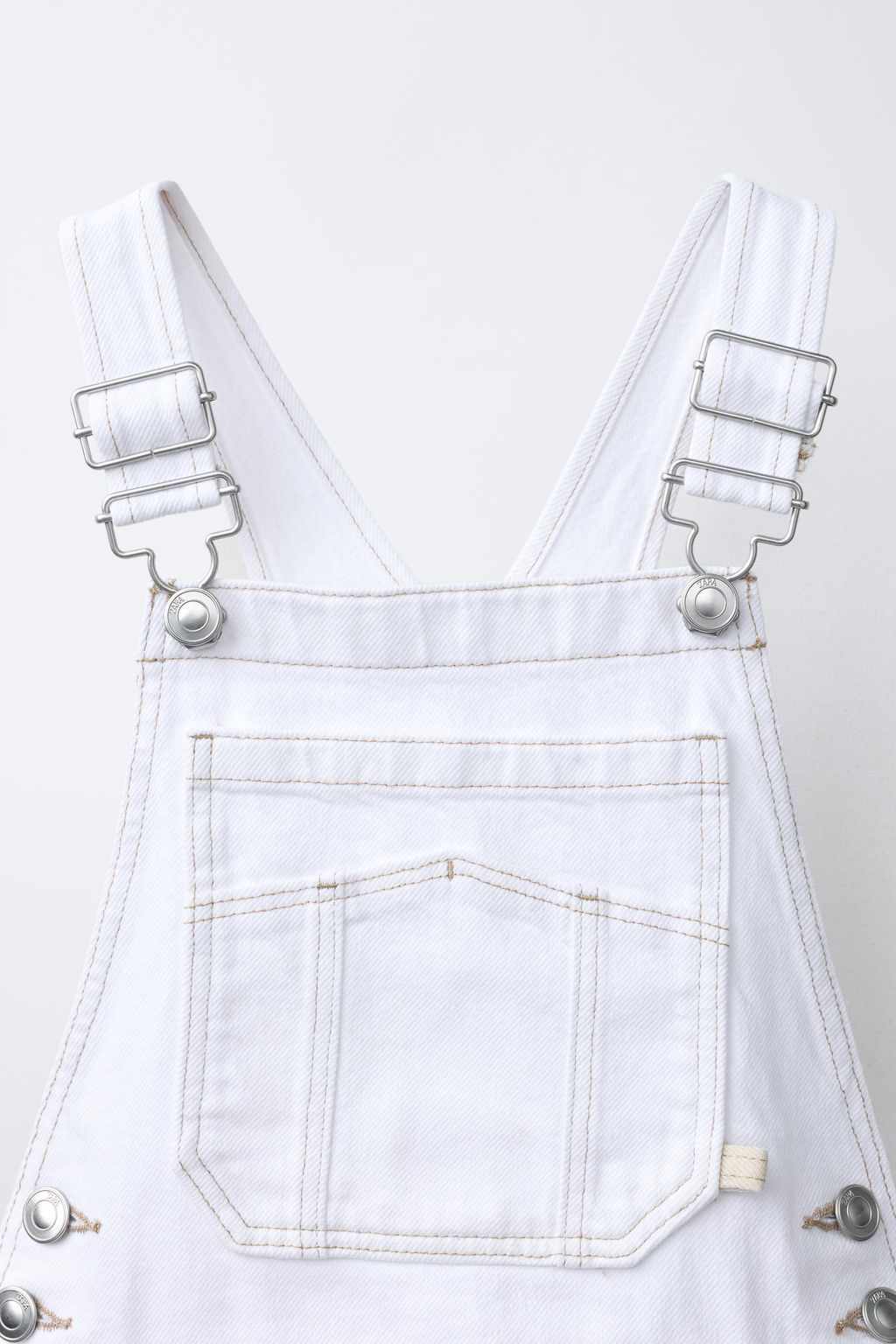 PICHI DENIM PESPUNTES CONTRASTE / Blanco - Zara фото 3