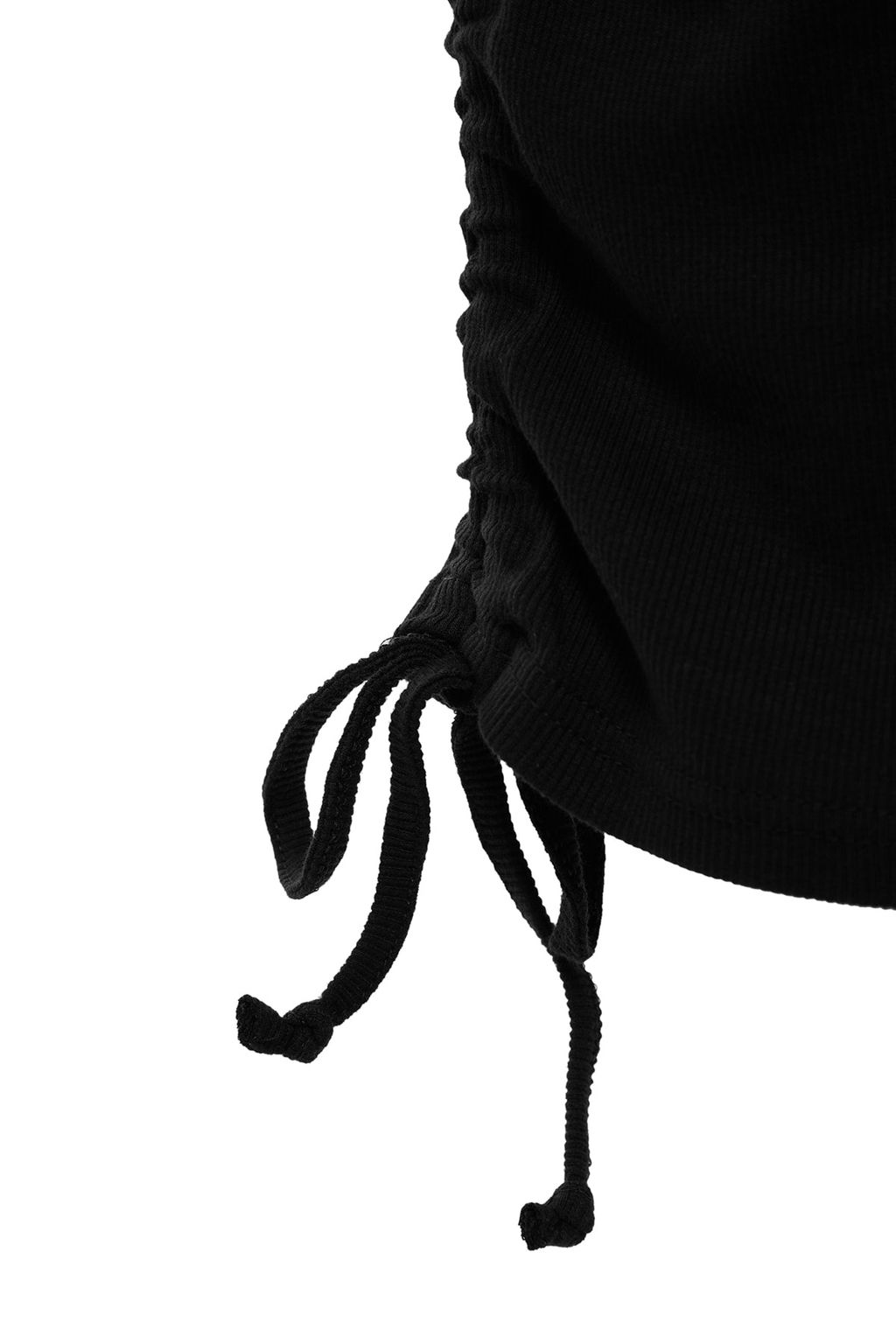 Siyah Buzgu Detayl? Vucuda Oturan Bisiklet Yaka Mini Fitilli Esnek Orme Elbise TWOSS21EL0118 - Trendyolmilla фото 8