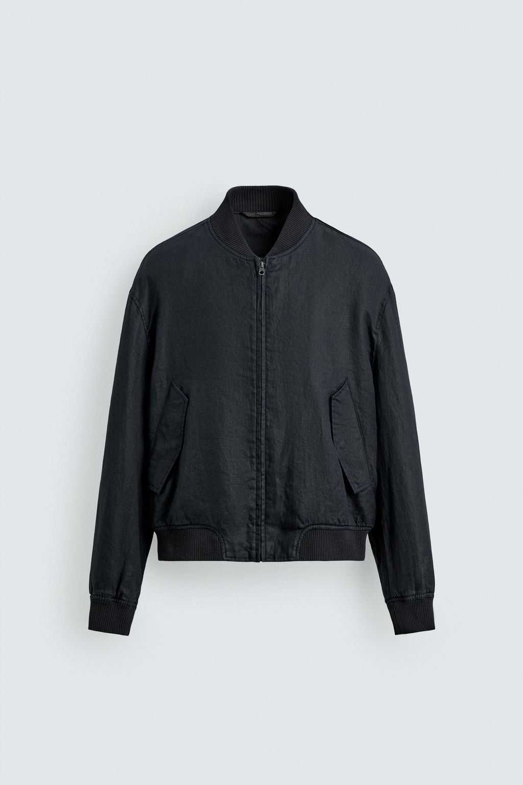 CAZADORA BOMBER 100% LINO / Marino - Zara фото 8