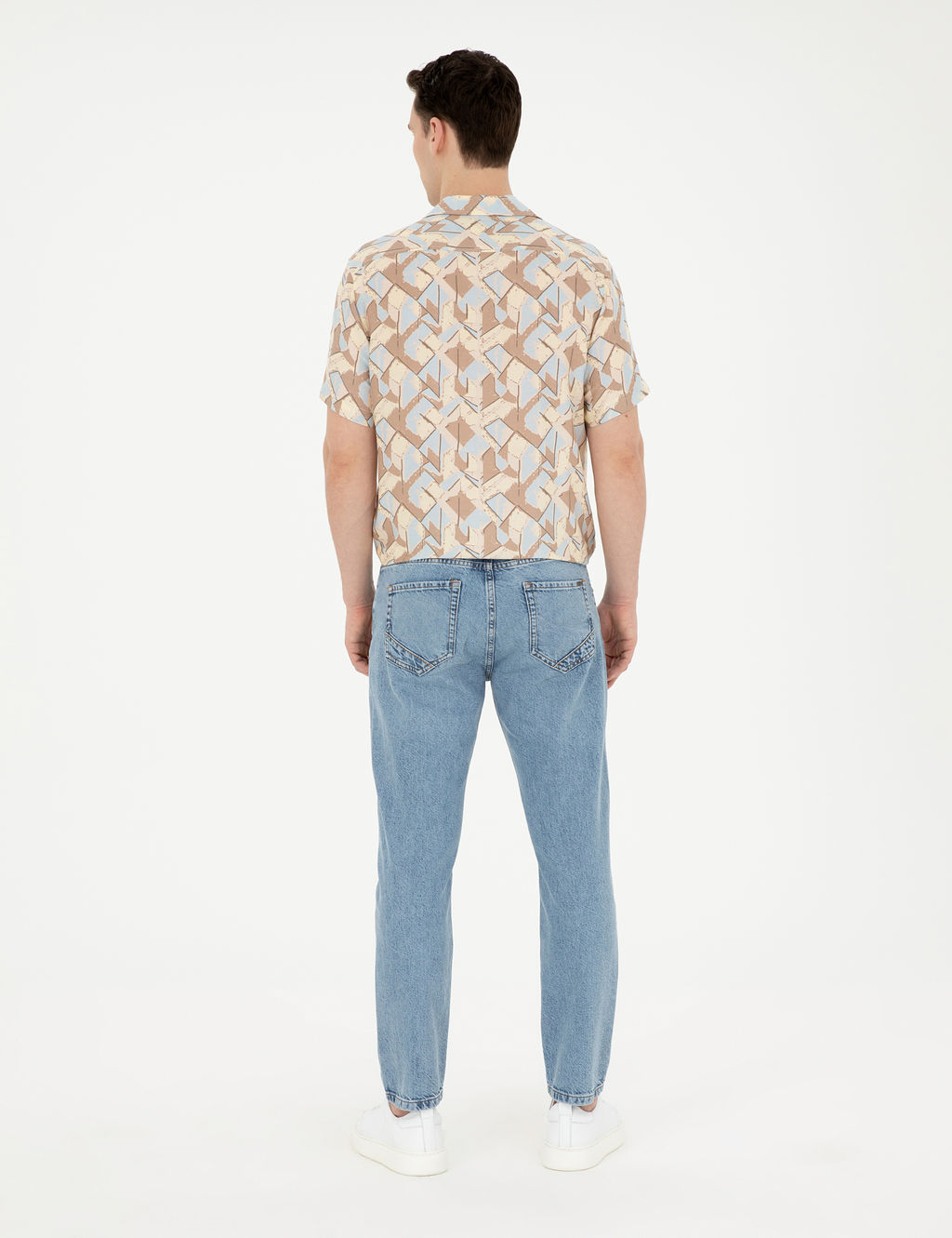 A__k Mavi Tapered Fit Jean Pantolon