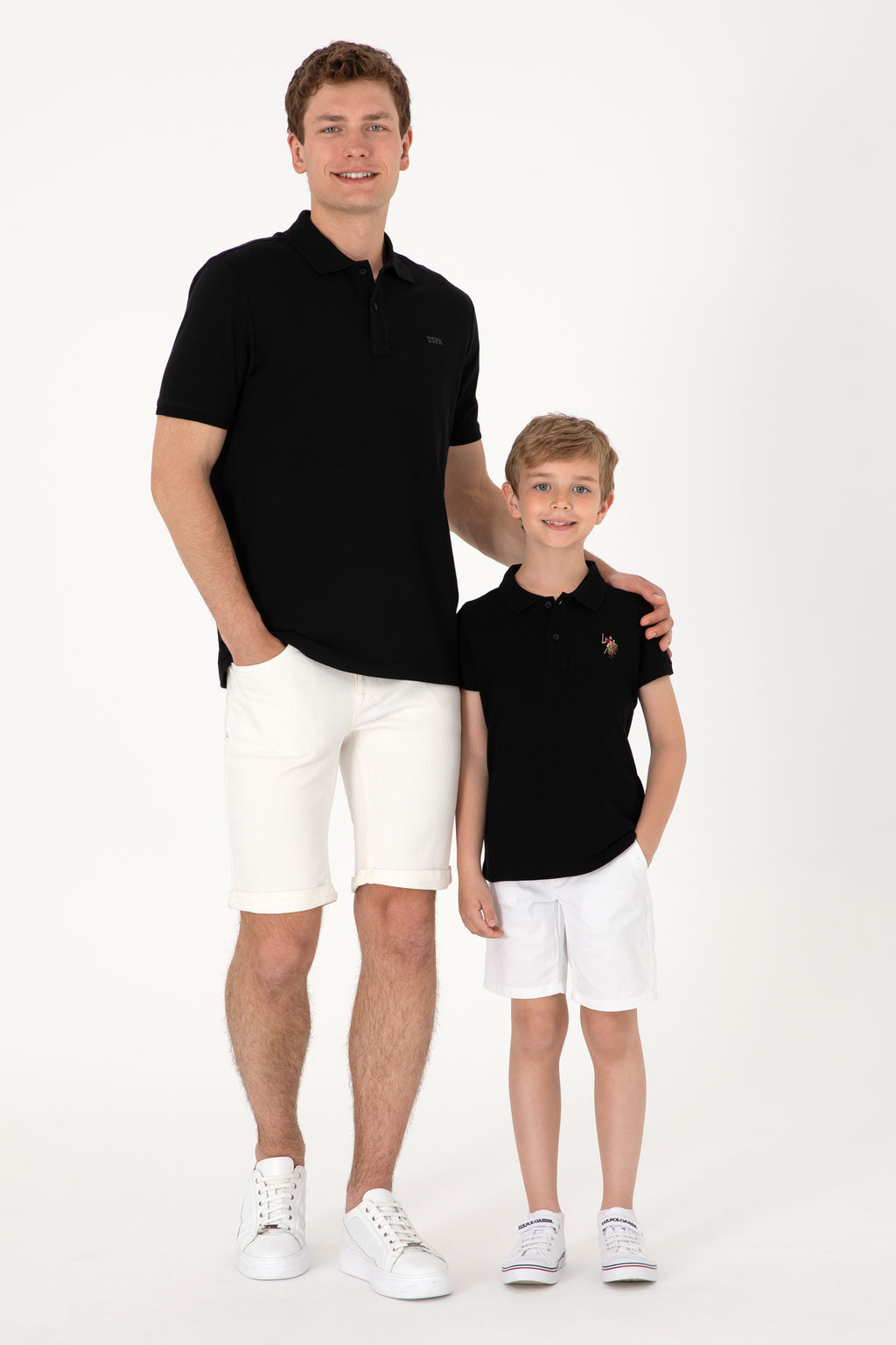 Erkek Гocuk Siyah Basic Polo Yaka TiЕГrt - U.s. polo assn фото 3