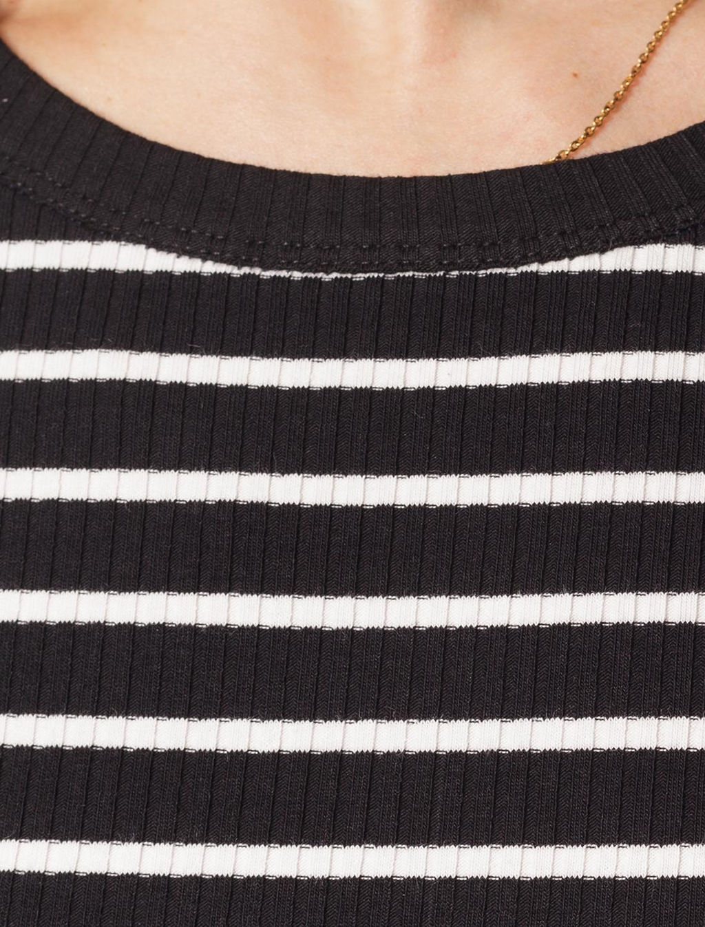 VILATTE / Лонгслив из трикотажа в широкий рубчик  фото 2