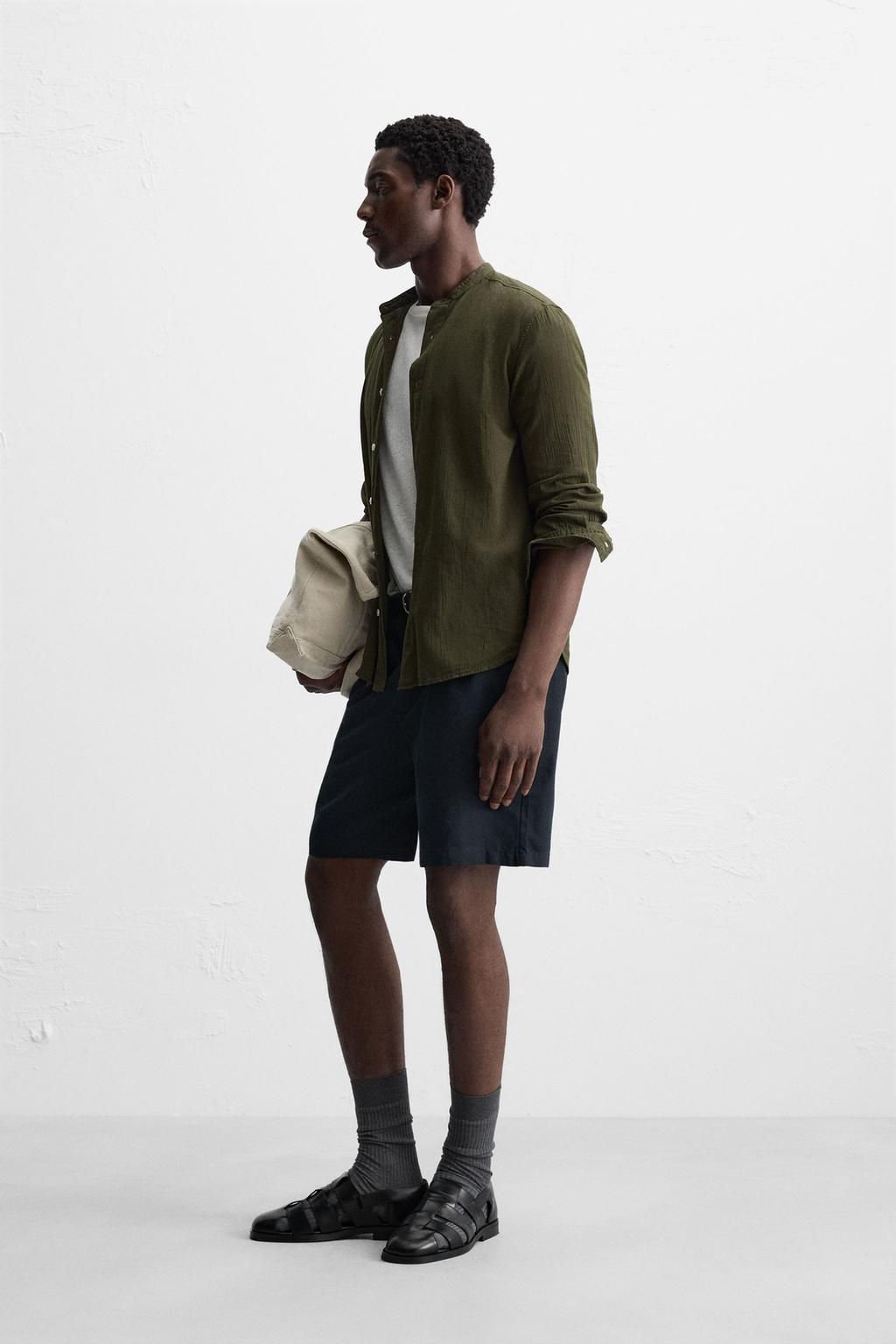 CREASED-EFFECT SHIRT - Zara фото 34