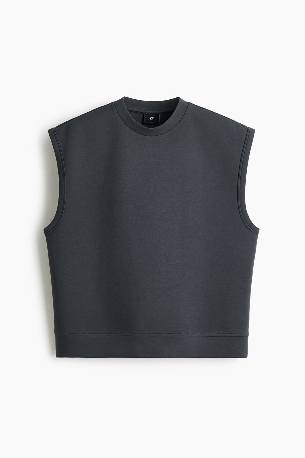 Camiseta sin mangas efecto neopreno Relaxed Fit - H&m фото 2