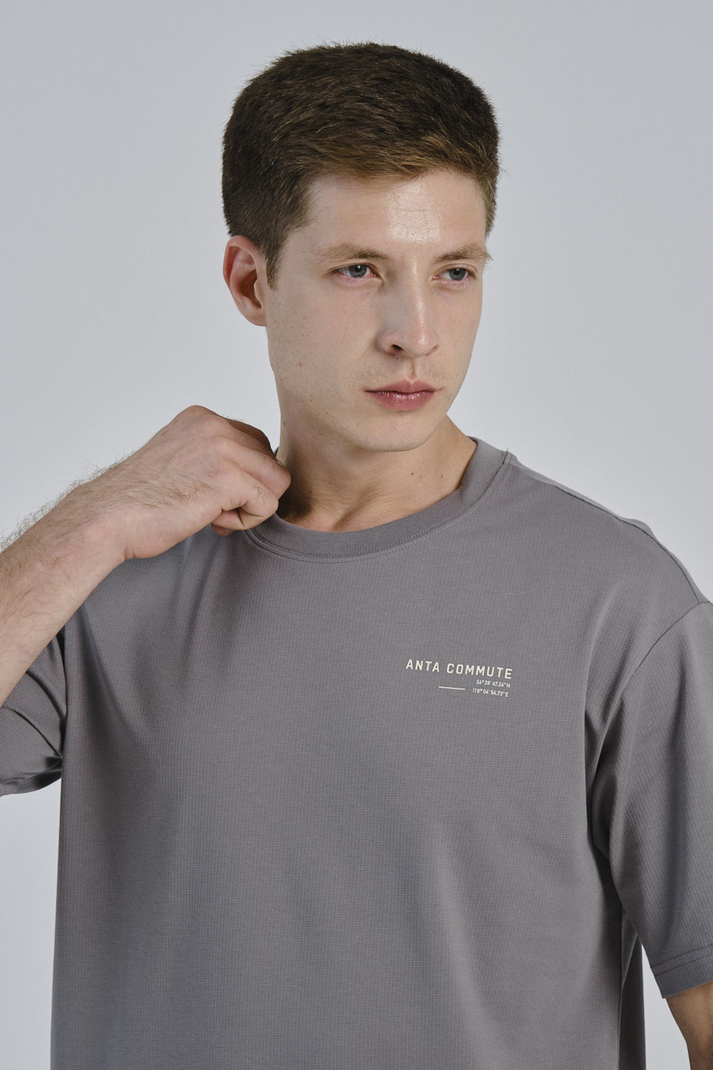 Футболка Серый COMMUTE SS Tee - Anta фото 3