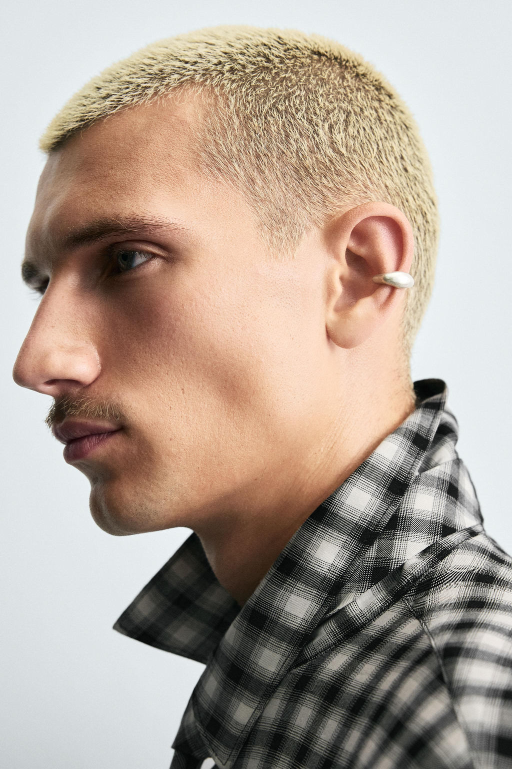 CHECK SHIRT WITH CONTRAST TIE - Zara фото 5