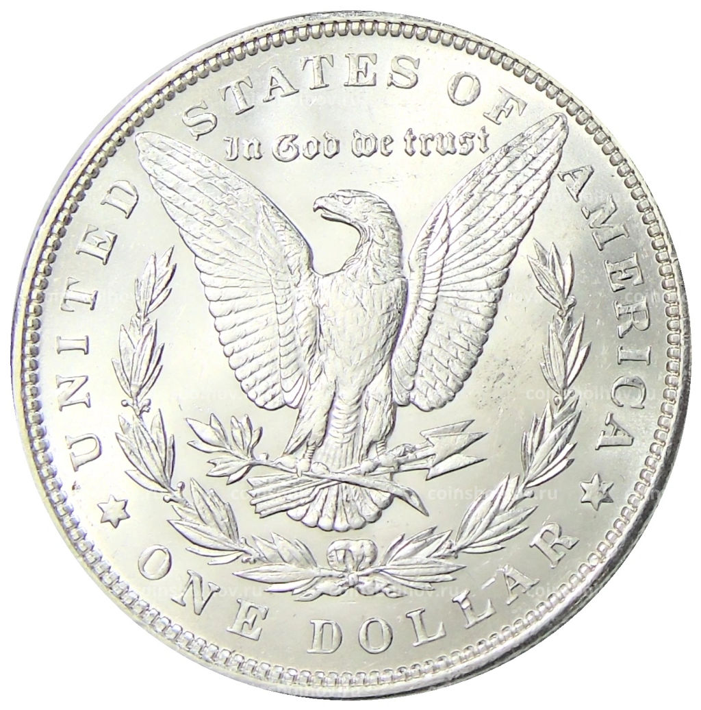 Монета 1 доллар 1889 года США Доллар Моргана