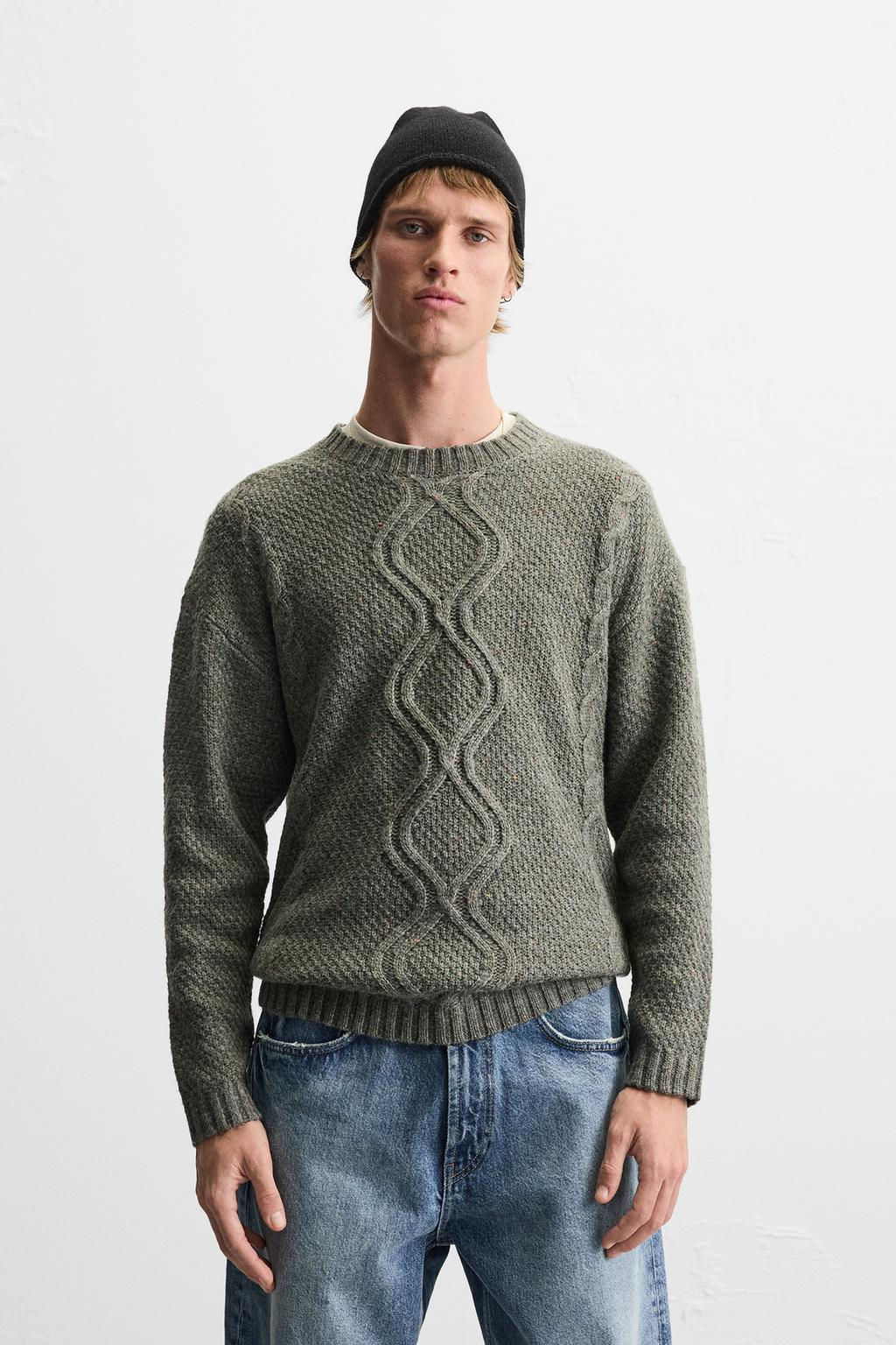 CABLE KNIT JUMPER - Zara фото 2