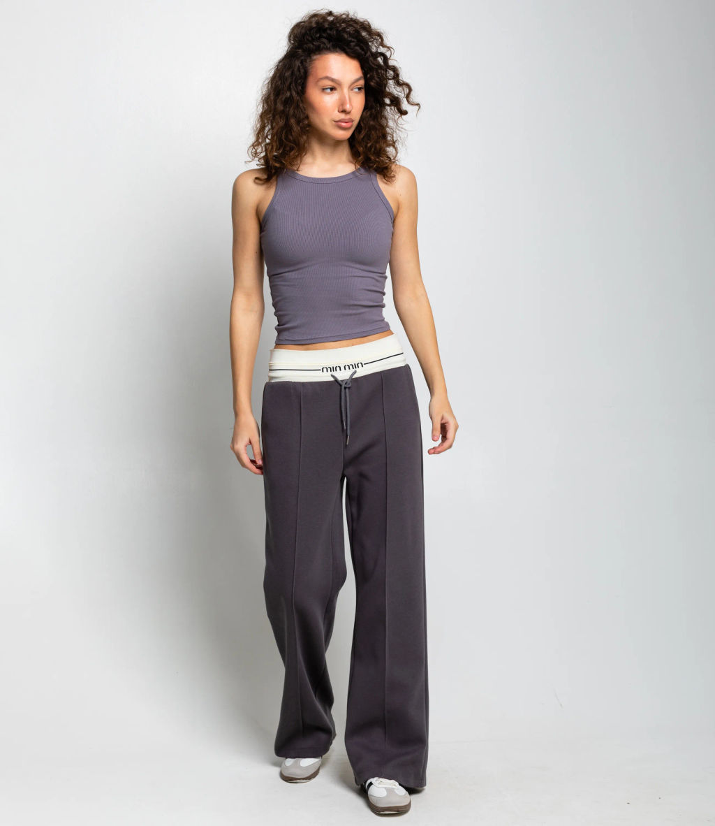 Майка #ОКТ1648, тёмно-серый - Dommod фото 4