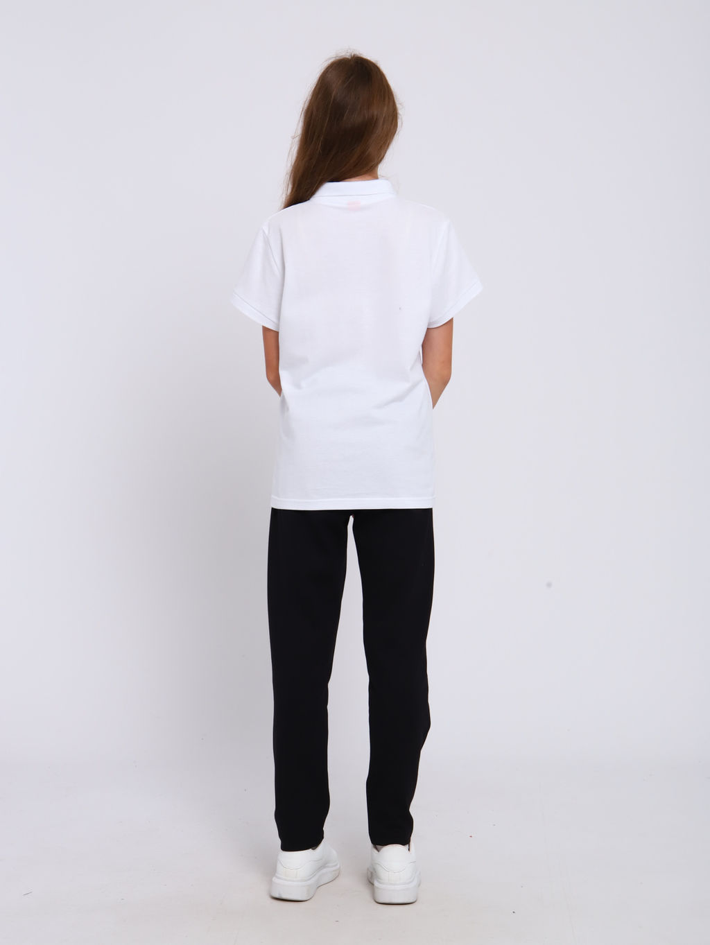 Рубашка-поло Михаил белый Ладошки  фото 12