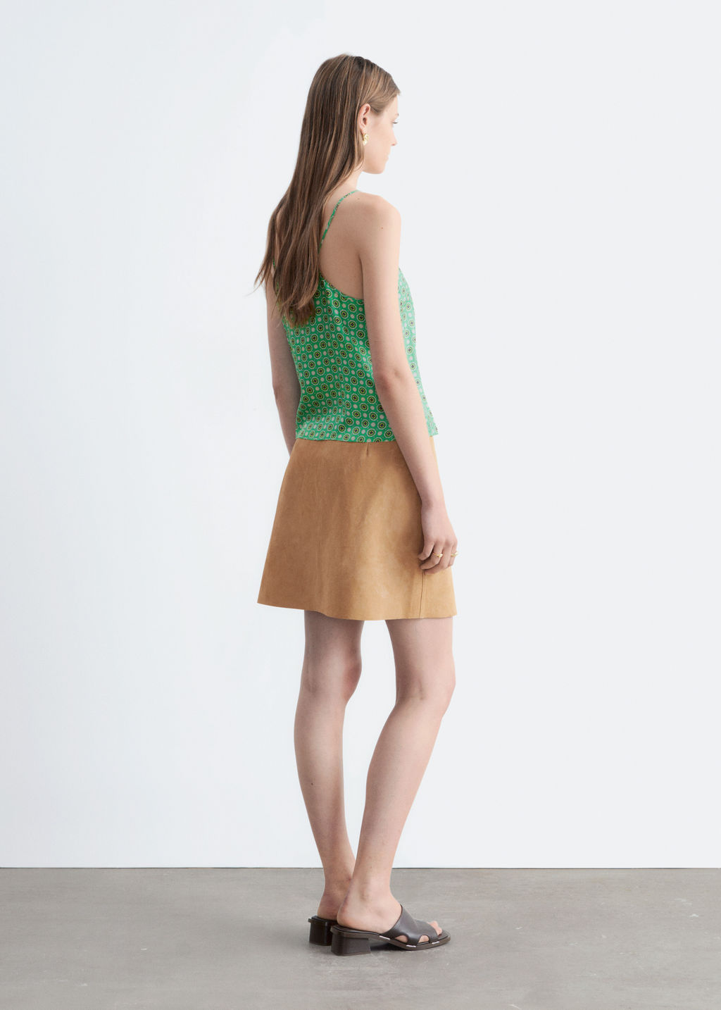 Top de seda con ribetes en contraste - H&m фото 3